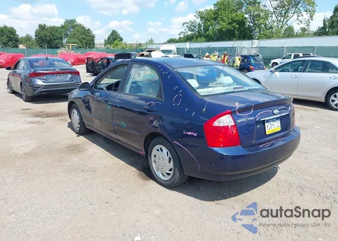 2006 Kia Spectra Ex/Lx/Sx из США, поврежденный, VIN KNAFE122165246385